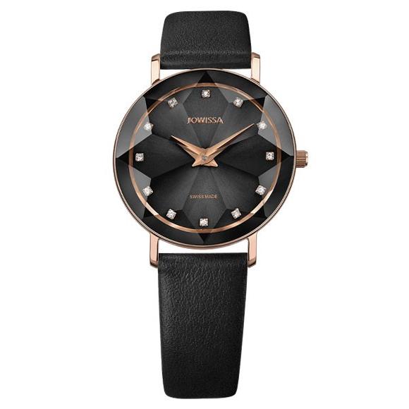 ジョウィサ ファセット 5.606.M 腕時計 レディース JOWISSA Facet ブラック系