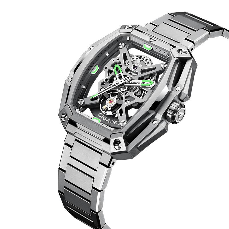 シガ デザイン SeriesZ ハンター Z035-SS01-W1S 腕時計 自動巻 CIGA Design Series Z HUNTER Silverの画像