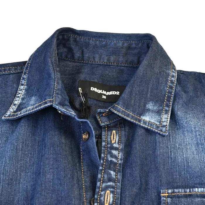 ディースクエアード デニムワンピース Dsquared2 S75cv0026 S 470 ブルー ユーロブランド サンエー 通販 Yahoo ショッピング