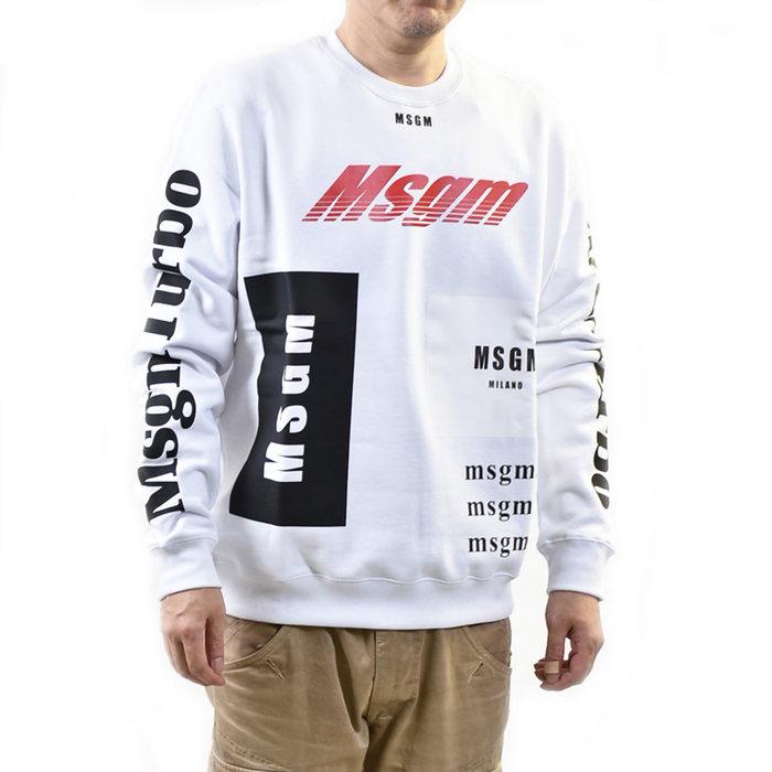 エムエスジーエム ロゴ トレーナー Msgm 2740mm71 01 ホワイト メンズ ギフト プレゼント ユーロブランド サンエー 通販 Yahoo ショッピング