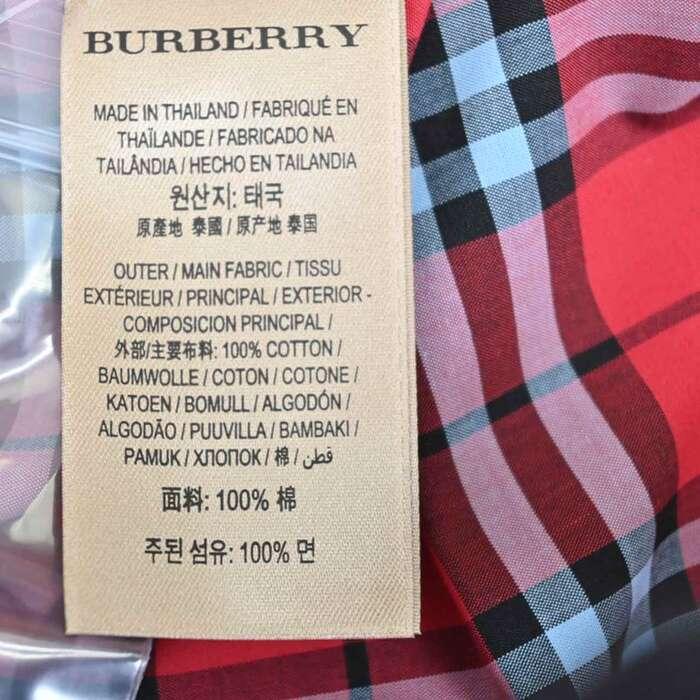21福袋 バーバリー チェックシャツ Burberry Bri Rd Ip 1007 レッド メンズ ギフト プレゼント 人気第1位 Newmatic Ae
