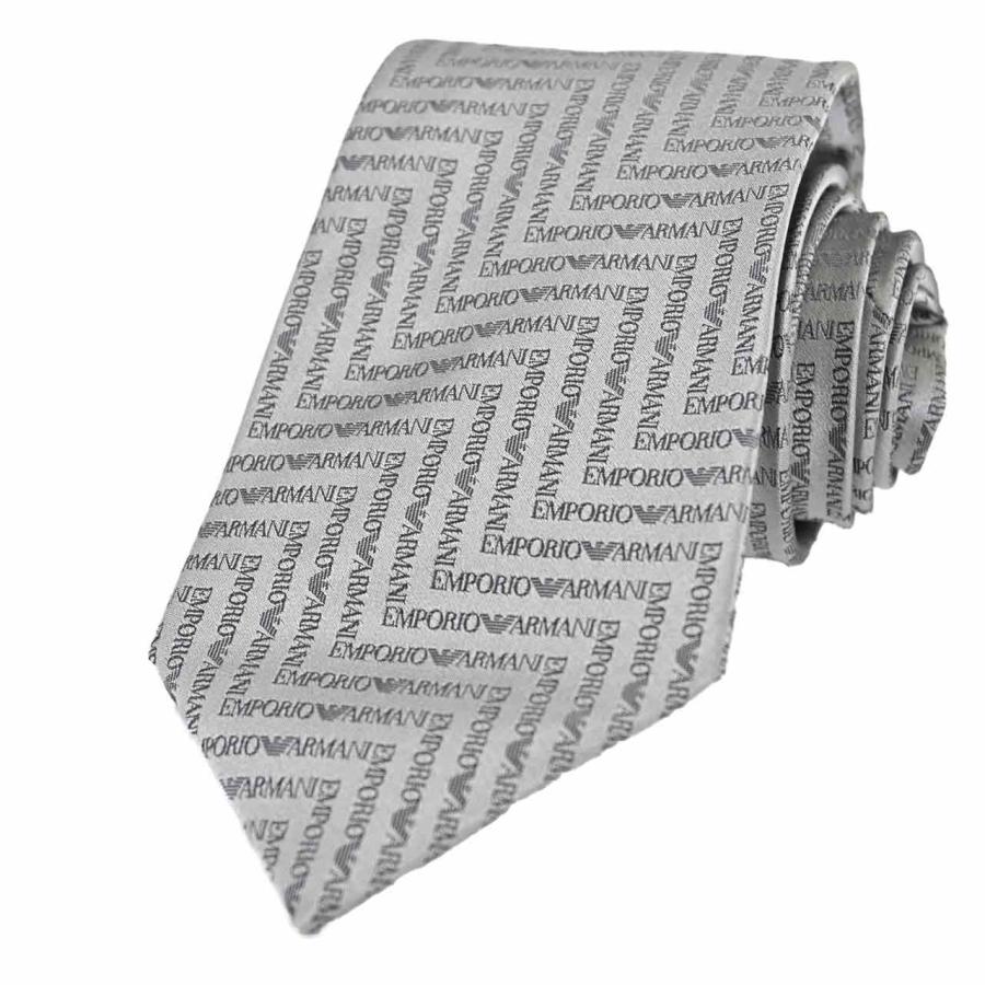 EMPORIO ARMANI エンポリオアルマーニ ネクタイ 1P604-21341 グレー