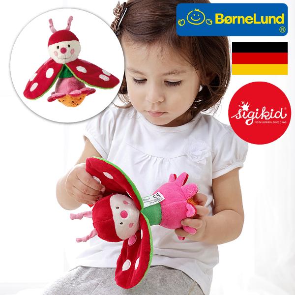 Bornelund ボーネルンド Sigikid シギキッド お花のいないいないばぁ あそび 3ヶ月頃から ガラガラ ラトル 安全 知育玩具 | ボーネルンド