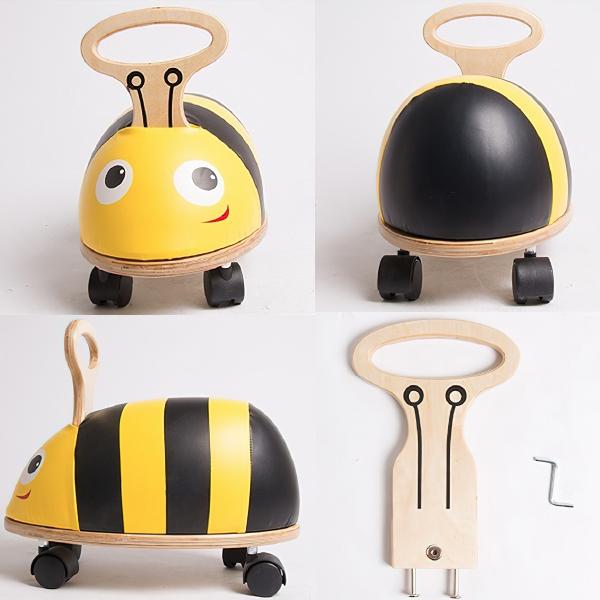 Skipper スキッパー ライドアンドロール ビー 名入れセット ~ 出産祝い、ハーフバースデイ、1歳・2歳の誕生日の画像