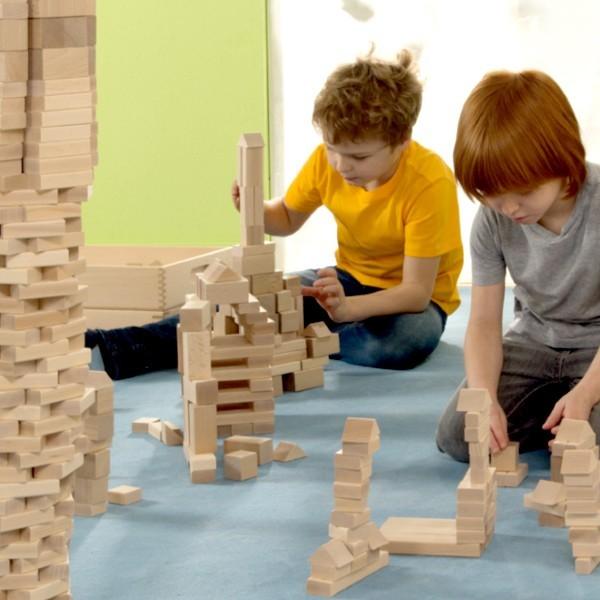 Dusyma デュシマ社 フレーベル積木 (小) 100ピース : 6-dus-a11-9 : 木  