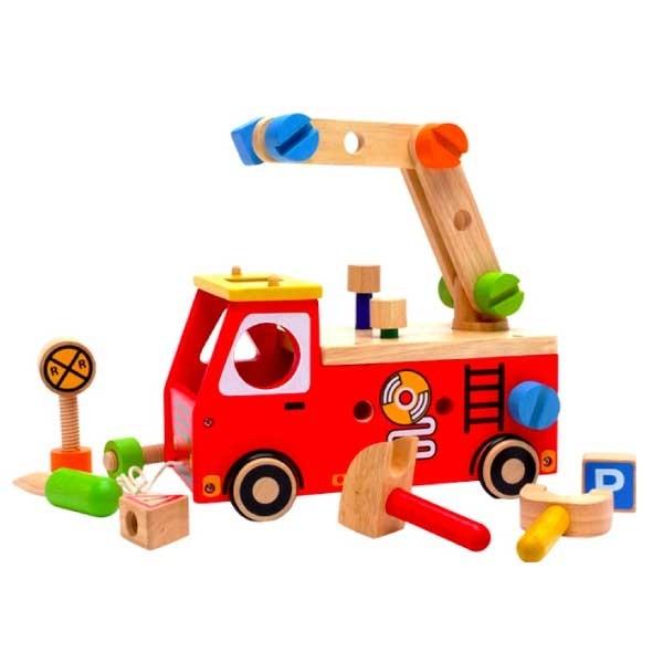 I'm Toy アイムトイ アクティブ消防車 名入れセットの画像