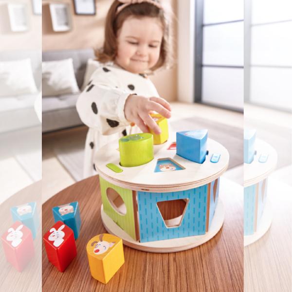 HABA ハバ 型はめボックス かわいい動物 ドイツ 1歳 ブラザー