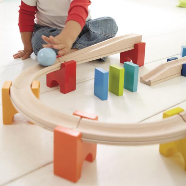 クーゲルバーン大＆クーゲルバーンシップ 楽天市場】大人気 ハバ ベビークーゲルバーン 大 積み木 知育玩具 玉