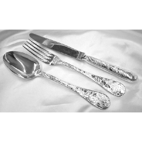 クリストフルシルバー【ジャルダン・エデン】デザートフォーク/ナイフ