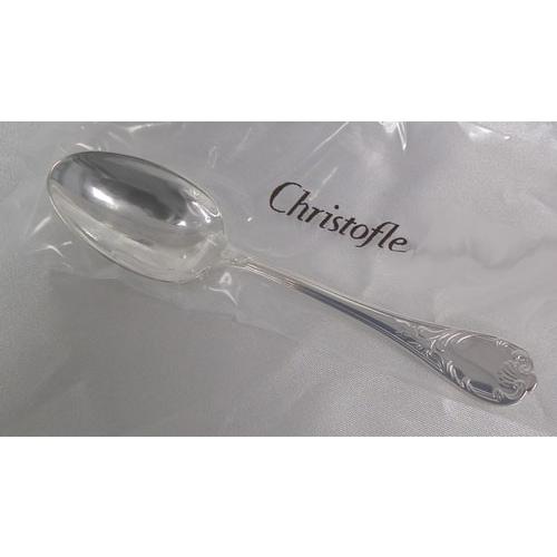 クリストフル スープスプーンとフォーク2点セット シルバーカトラリー