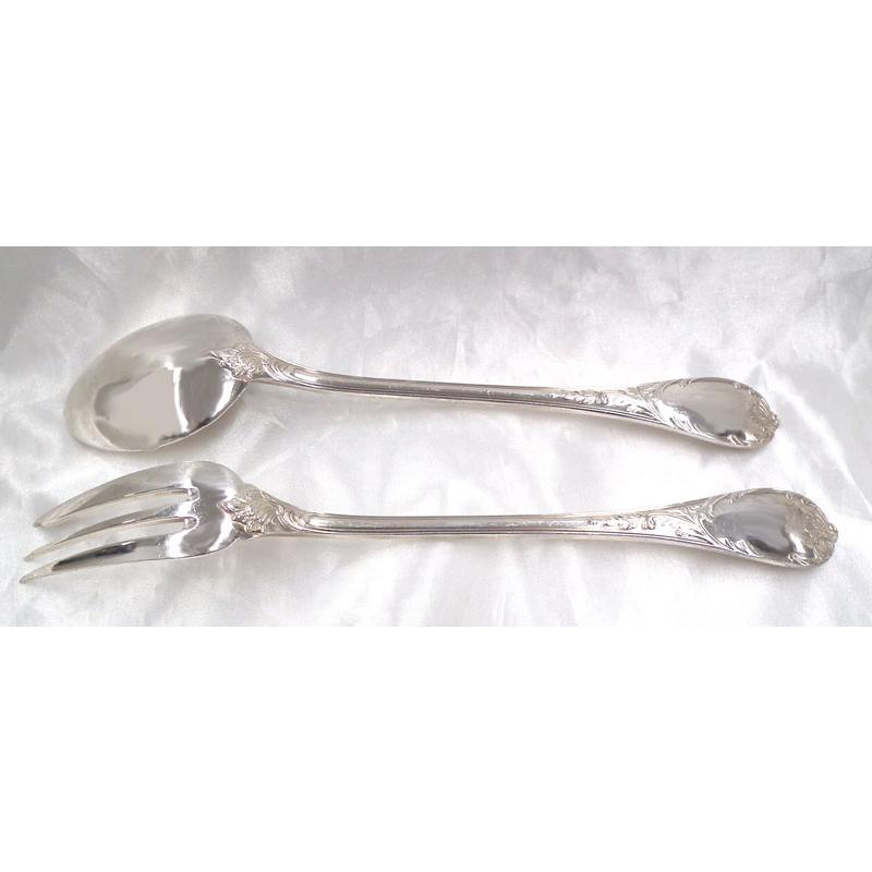 美品 クリストフル マルリー サービングフォーク サービングスプーン SALEクリストフル/スターリングシルバー/マルリー（1438