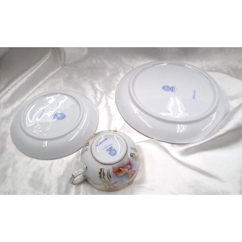 ヘレンド ヘレンド 天使ピンク 3ピースセット ティーカップ