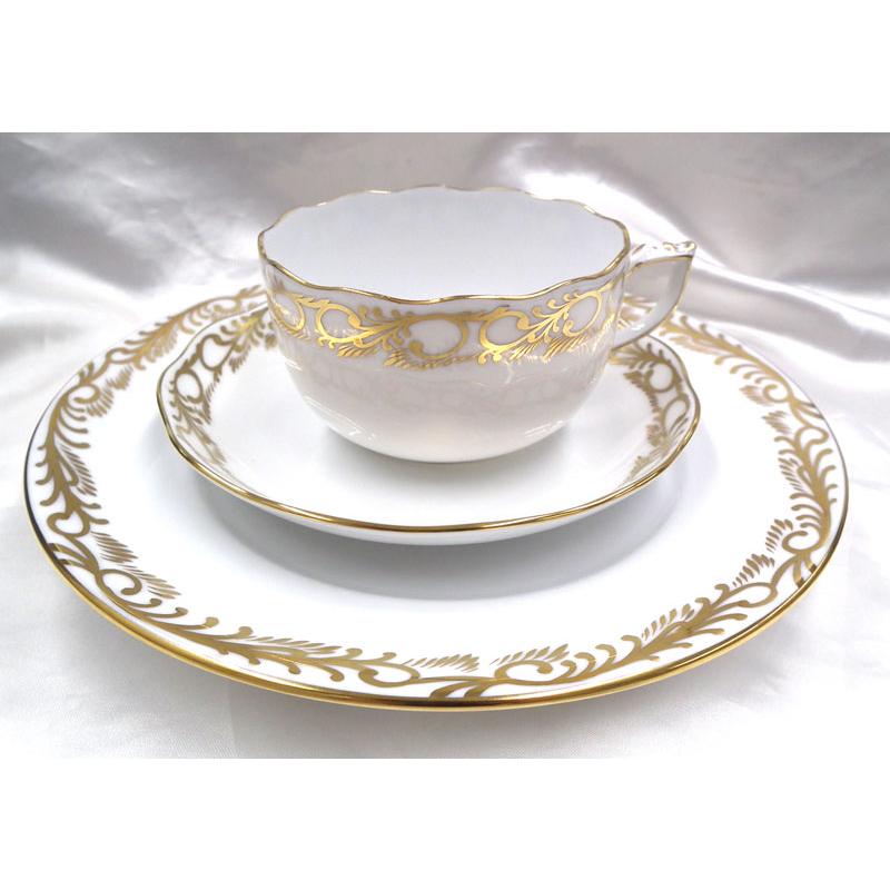 ヘレンド（HEREND） 白磁金彩 DO デザートプレート 新品 在庫限り特価