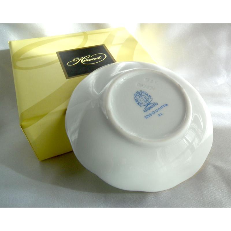 ヘレンド 小皿 小物入 トレー インドの華 グリーン ゴールド 保存箱付