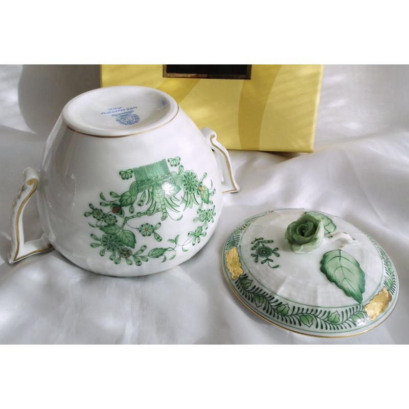 ヘレンド　インドの華 ヘレンド（HEREND） インドの華 シュガーポット0.2L FV00472-0-09 新品