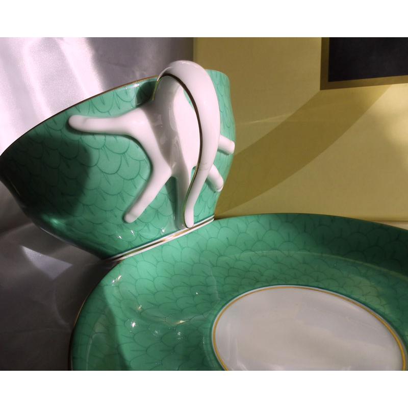 ヘレンド（HEREND） ミクローシュ・メロッコ ダブルハンドルティー