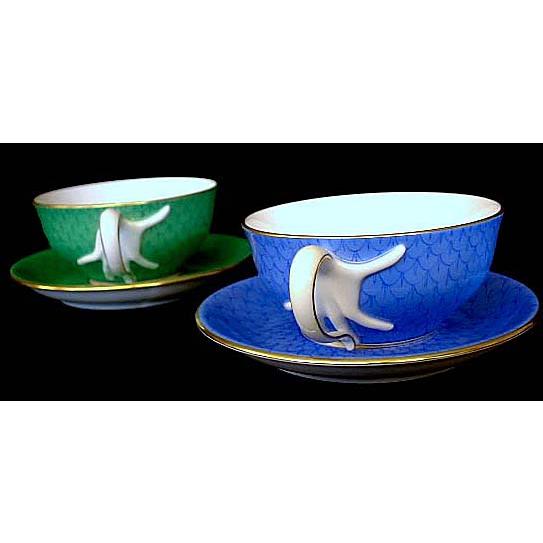 ヘレンド（HEREND） ミクローシュ・メロッコ ダブルハンドルティー