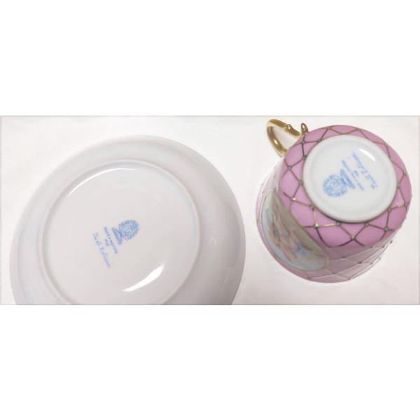 ヘレンド（HEREND） 天使バイオリン フンボルトピンクカップアンド