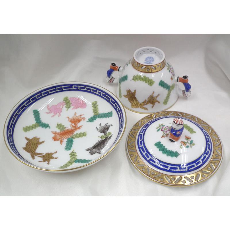 ヘレンドシノワズリ ポアソン1客