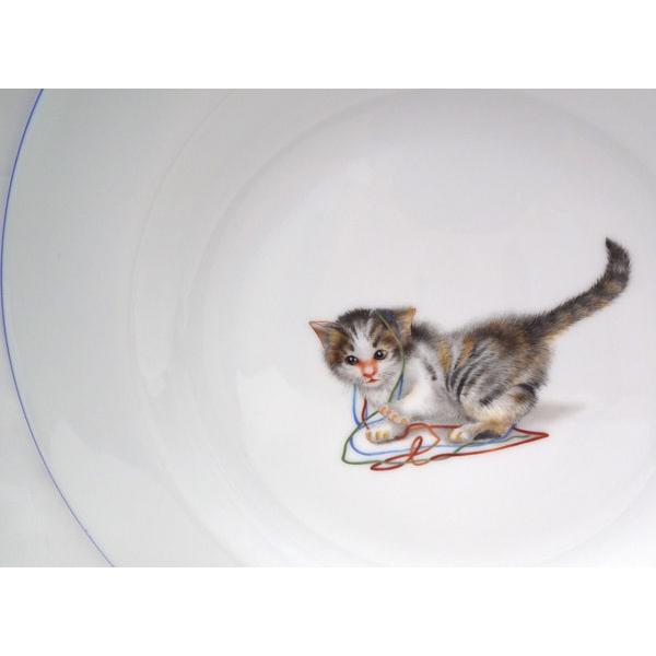 ヘレンド（HEREND） キャット 猫 デザートプレート 新品 クリスマス