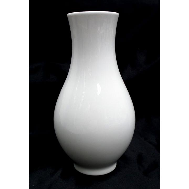 KPM／ロイヤルベルリン　フラワーベース KPMベルリン 白磁 フラワーベース ローズ 高さ約17.5cm 新品 在庫限り