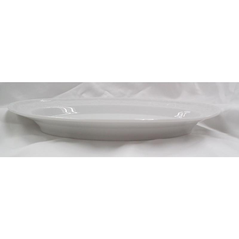 KPMベルリン 白磁 クアランド オーバルプレート 約24x15ｃｍ 151525 新品 SALE現品限りの画像