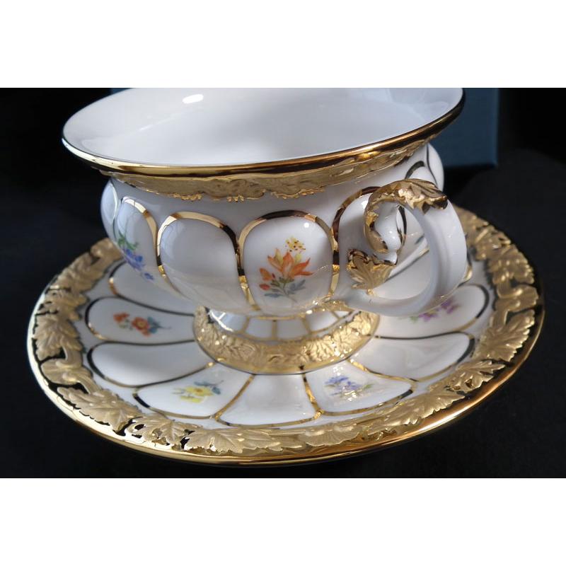 マイセン Amazon｜マイセン (Meissen) 金彩小花 ホワイト[010198] ティー