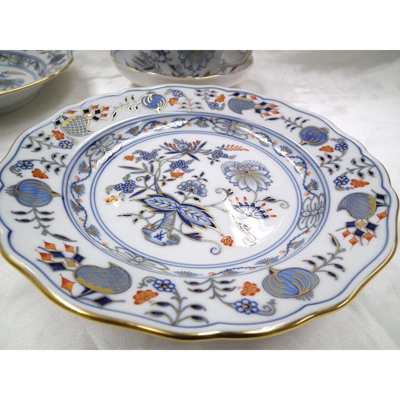 マイセン　朱金オニオンプレート マイセン 朱金オニオン デザートプレート20cm 800117-00472 新品