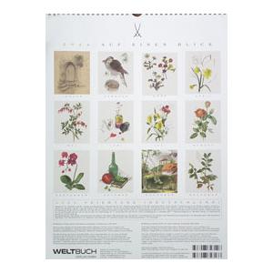 マイセン　カレンダー 国立マイセン磁器製作所養成学校のカレンダー 2025年 CALENDER