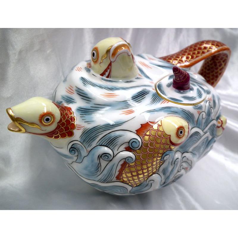 マイセン SALE現品限り特価 世界限定品 鯉のポット(世界限定100）新品