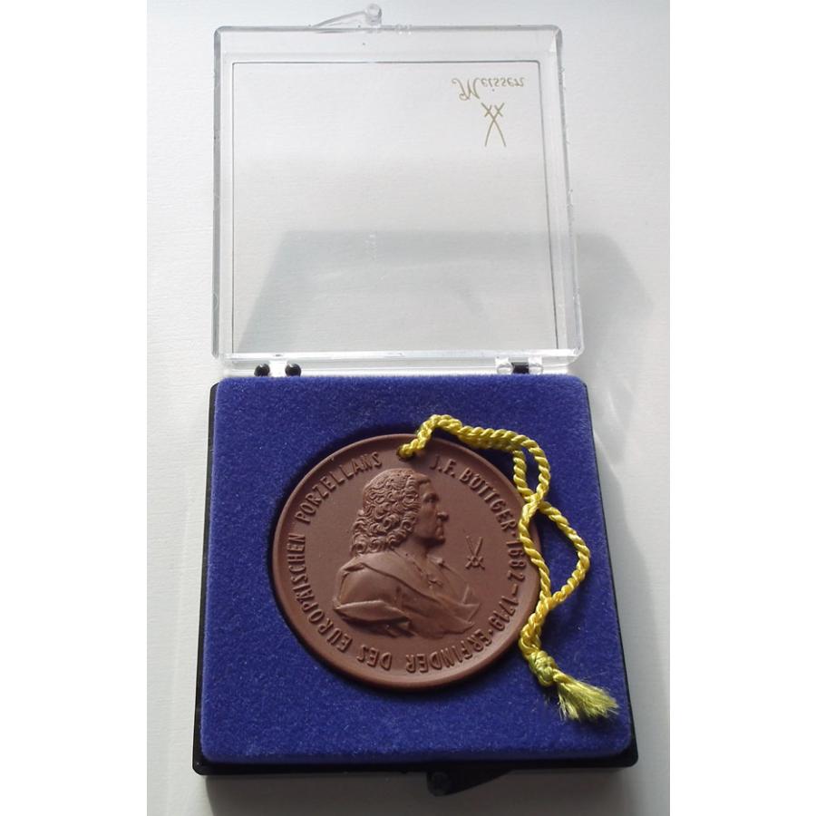 マイセン 磁器メダル1982年 マイセン磁器発明者ベドガー300周年記念 箱