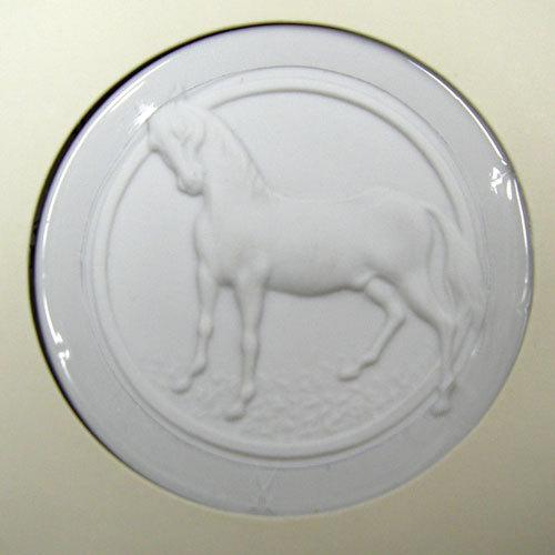 マイセン マイセン磁器メダル 干支 馬 双剣マーク 新品 在庫限り