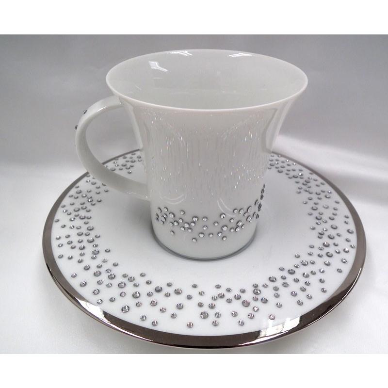 リヒャルト クレム工房 ワトー画 チョコレートカップ＆ソーサー リモージュ SALE現品限り特価 マニュファクチャード・モナコ