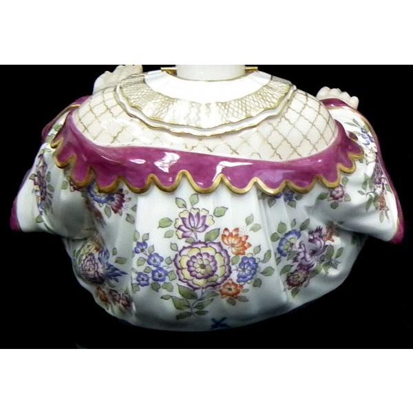 マイセン パゴダ人形 仕掛け人形 男性神16.5cm バイオレット 新品