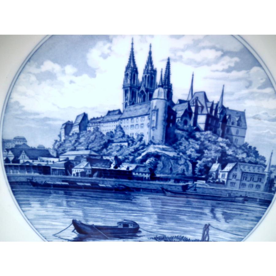 マイセン 【マイセン/アルブレヒト城とはしけ 飾り皿】新品 : ユーロ