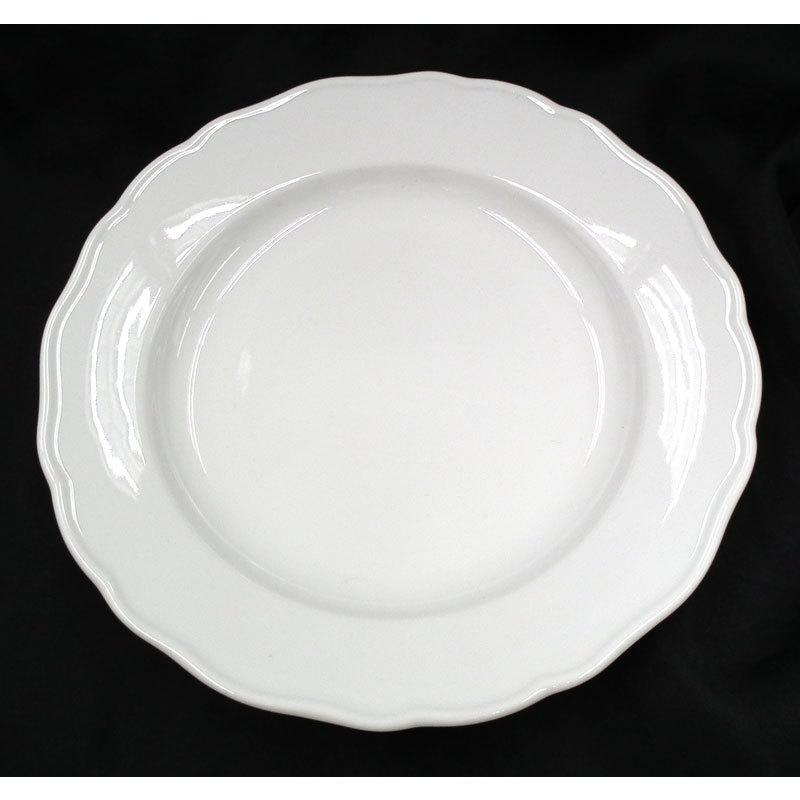 アウトレット 黒点あり マイセン【白磁 ノイエアウシュニット20cm  