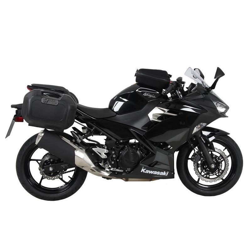 Hepco & Becker サイドキャリア C-Bow ブラック Kawasaki Ninja 400 