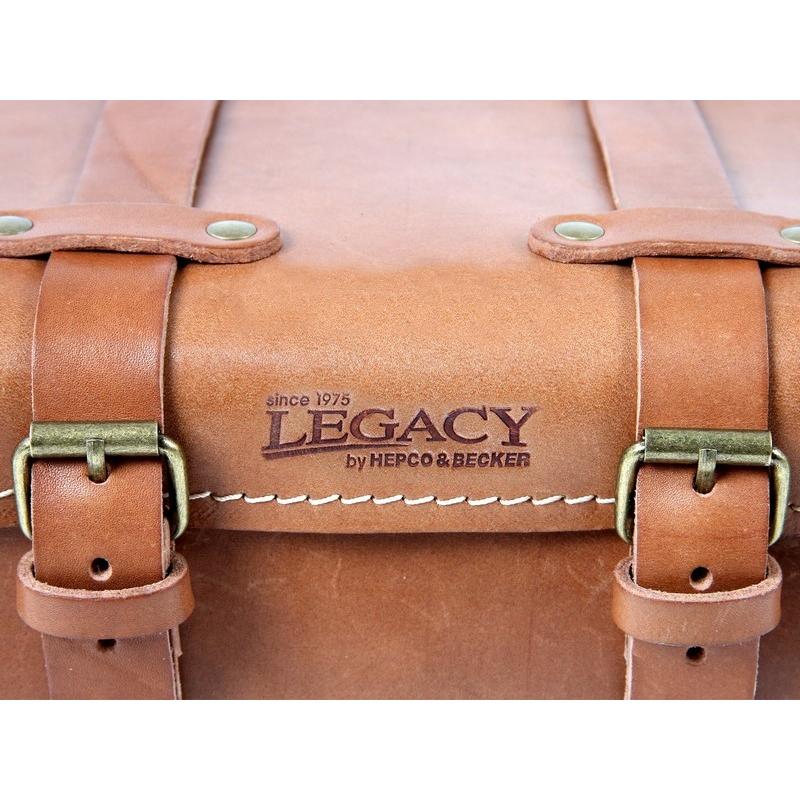 ヘプコ＆ベッカー Hepco & Becker リアバック Legacy Leather ブラウン 
