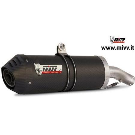 MIVV スリップオンマフラー OVAL カーボン BMW F 800 R / GT (2009-2020) | B.008.LEC