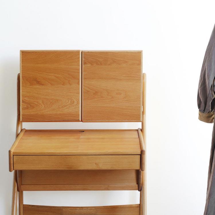 ドレッサー＆スツール Herit. Dresser\u0026Stool ドレッサー スツール ミラー 化粧台 木製家具 北欧インテリアの画像