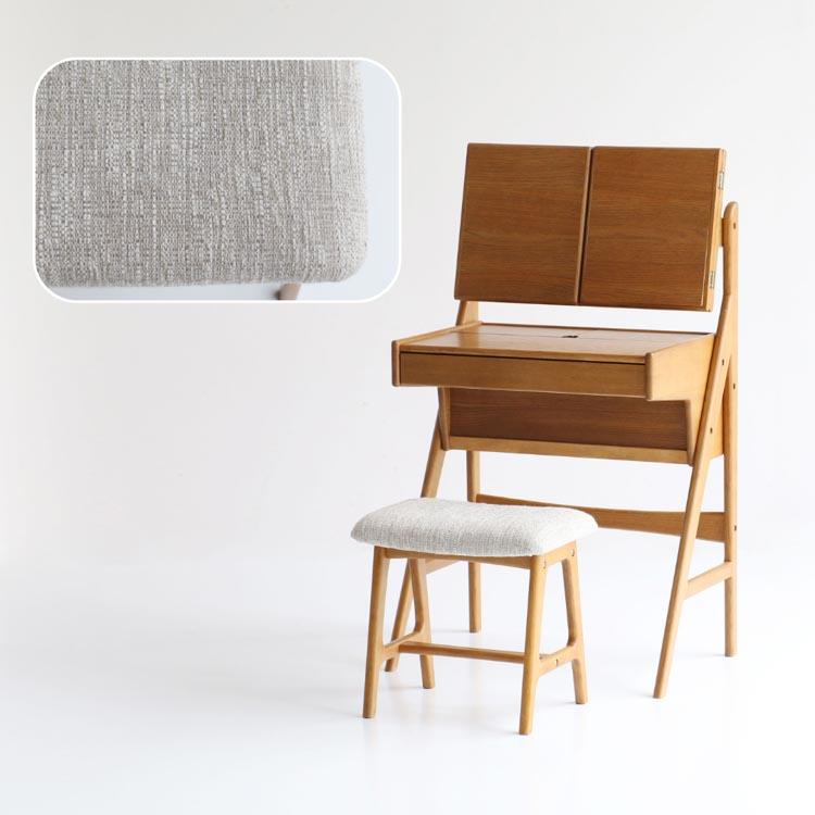 ドレッサー＆スツール Herit. Dresser\u0026Stool ドレッサー スツール ミラー 化粧台 木製家具 北欧インテリアの画像