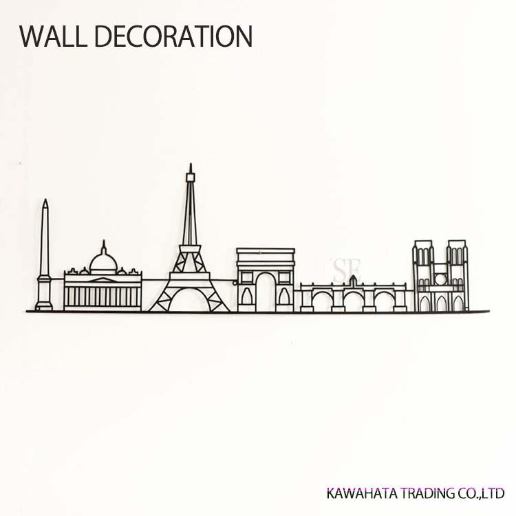ウォールアートパネル パリ 東京 トウキョウ アイアン 壁飾り 壁掛け
