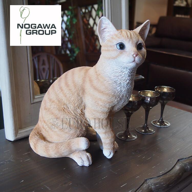 置物 茶トラ ねこ 茶猫 レジン オブジェ ディスプレイ インテリア