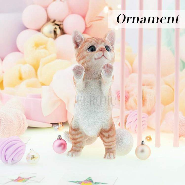 オーナメント 子ねこ キティ ネコ C スタンド 子猫 ガーデン