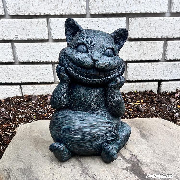 オーナメント ネコ ねこ キャット 猫 チシャ猫 不思議な ストーン風