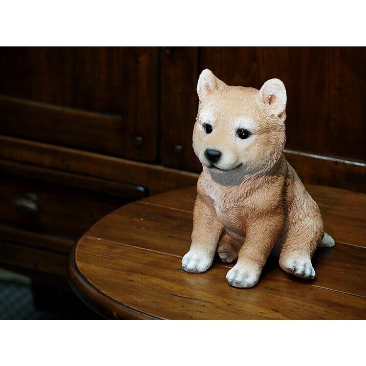 置物 ドック オーナメント 豆柴 柴犬 シバ 犬 茶色 親単品 犬の 置物 ドック オーナメント 豆柴 柴犬 シバ 犬 茶色 親単品 犬の