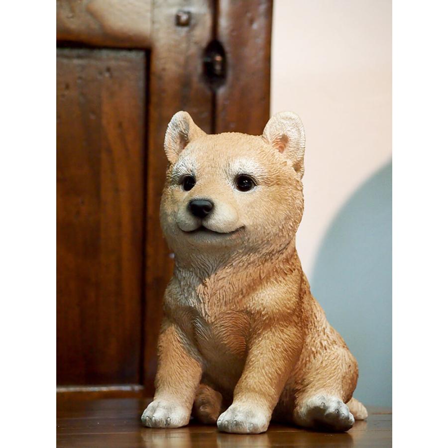 置物 ドック オーナメント 豆柴 柴犬 シバ 犬 茶色 親単品 犬の 置物 ドック オーナメント 豆柴 柴犬 シバ 犬 茶色 親単品 犬の