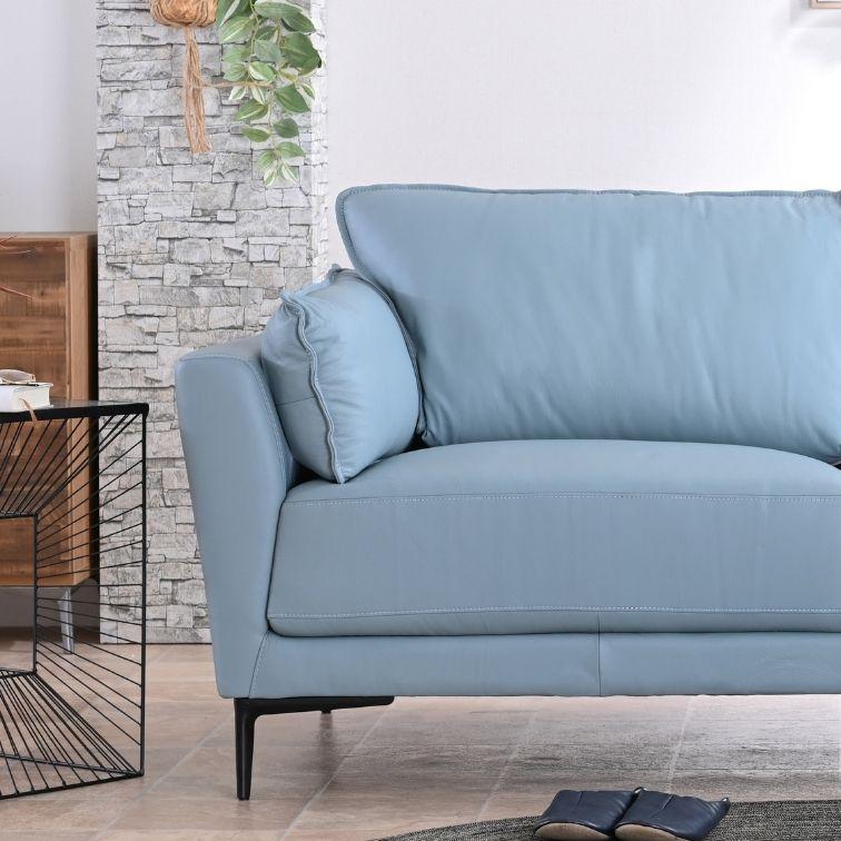 【北欧風インテリア】スカイブルーソファー 2.5Pソファー マーキュリー スカイブルー SKYBL sofa リビングソファ 3