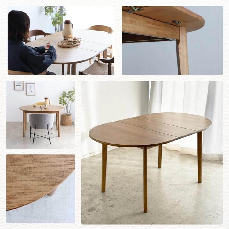 東馬（Tohma） ダイニングテーブル アルグ ARG EXオーバル DT 120-150