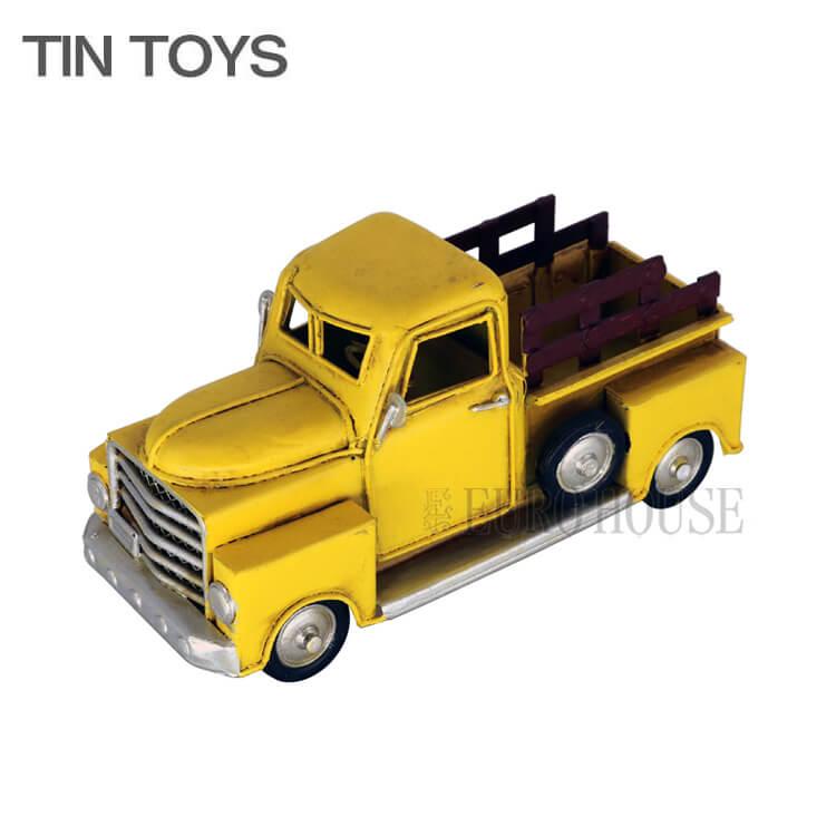ブリキのおもちゃ truck 車 car トラック 置物 オブジェ インテリア